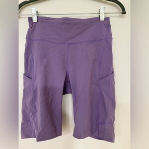 Outdoor Voices Purple Bike Shorts